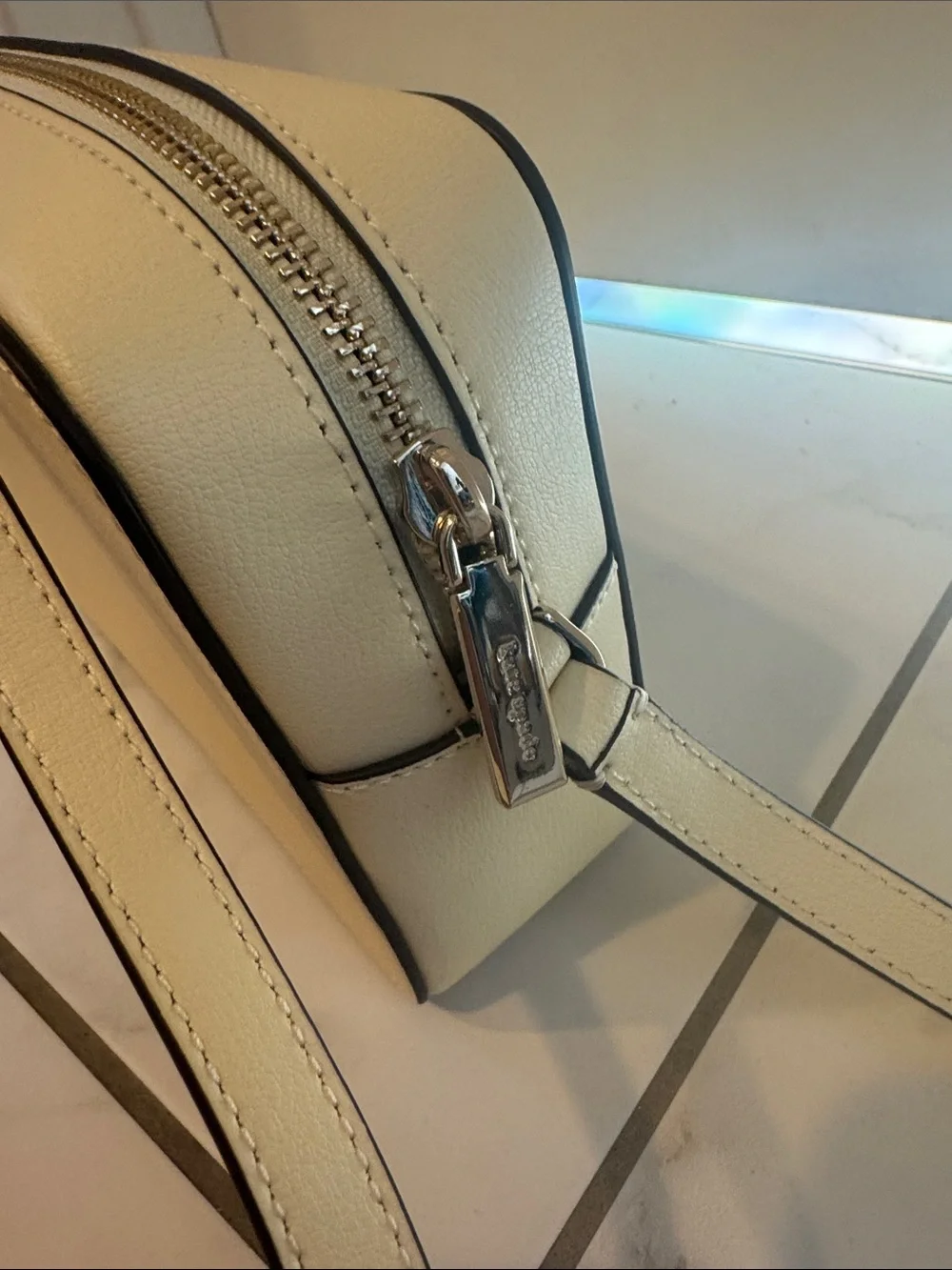 Kate Spade New York Leather Harper Crossbody In Lemon Fondant